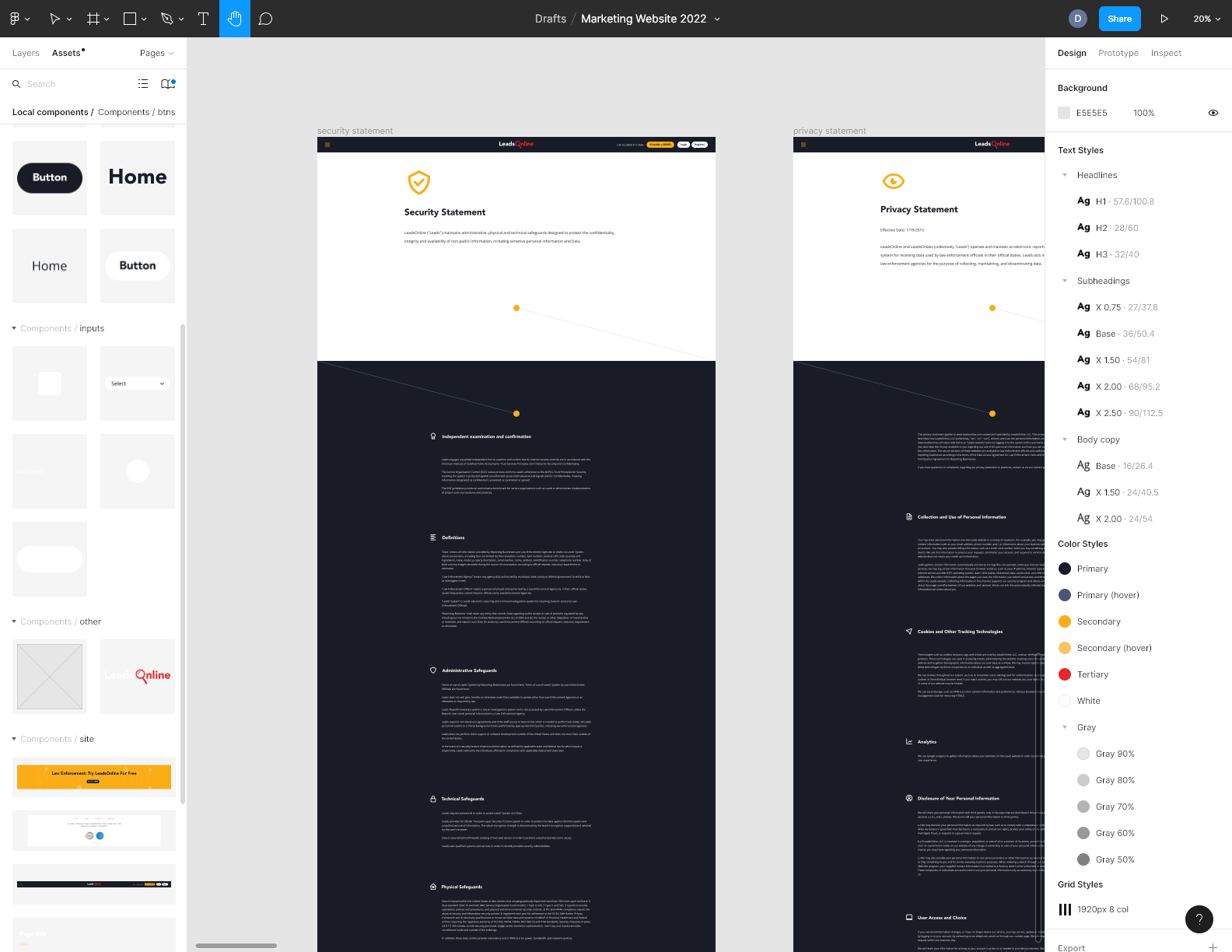 LeadsOnline Marketing Website Redesign - Figma Prototype