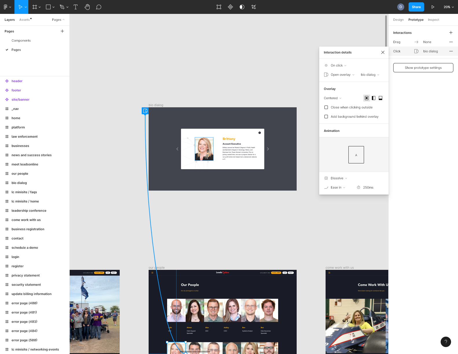 LeadsOnline Marketing Website Redesign - Figma Prototype