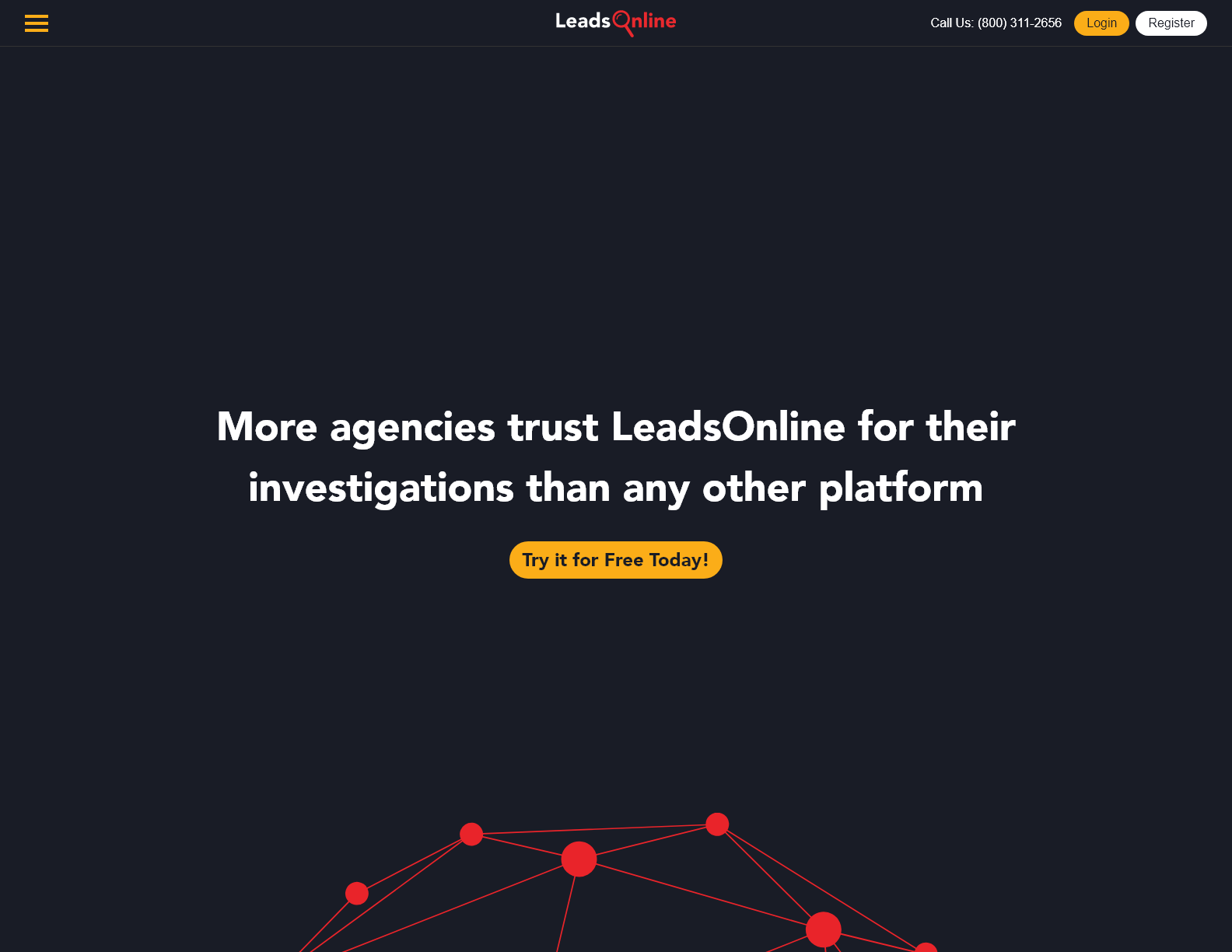 LeadsOnline Marketing Website Redesign - Home Page