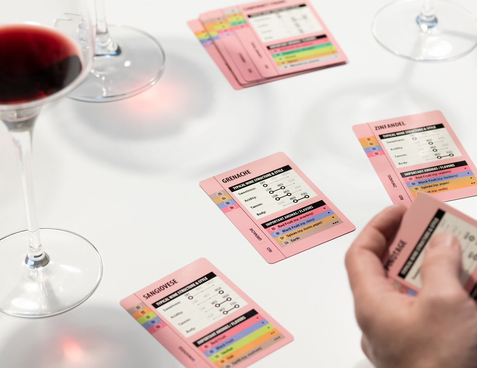 Wine Cards - Marketing Photo